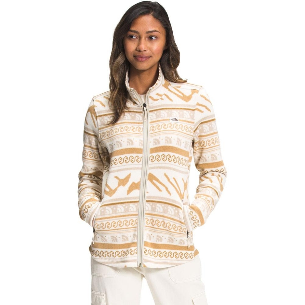 The North Face Printed Crescent Full Zip Fleece Medium